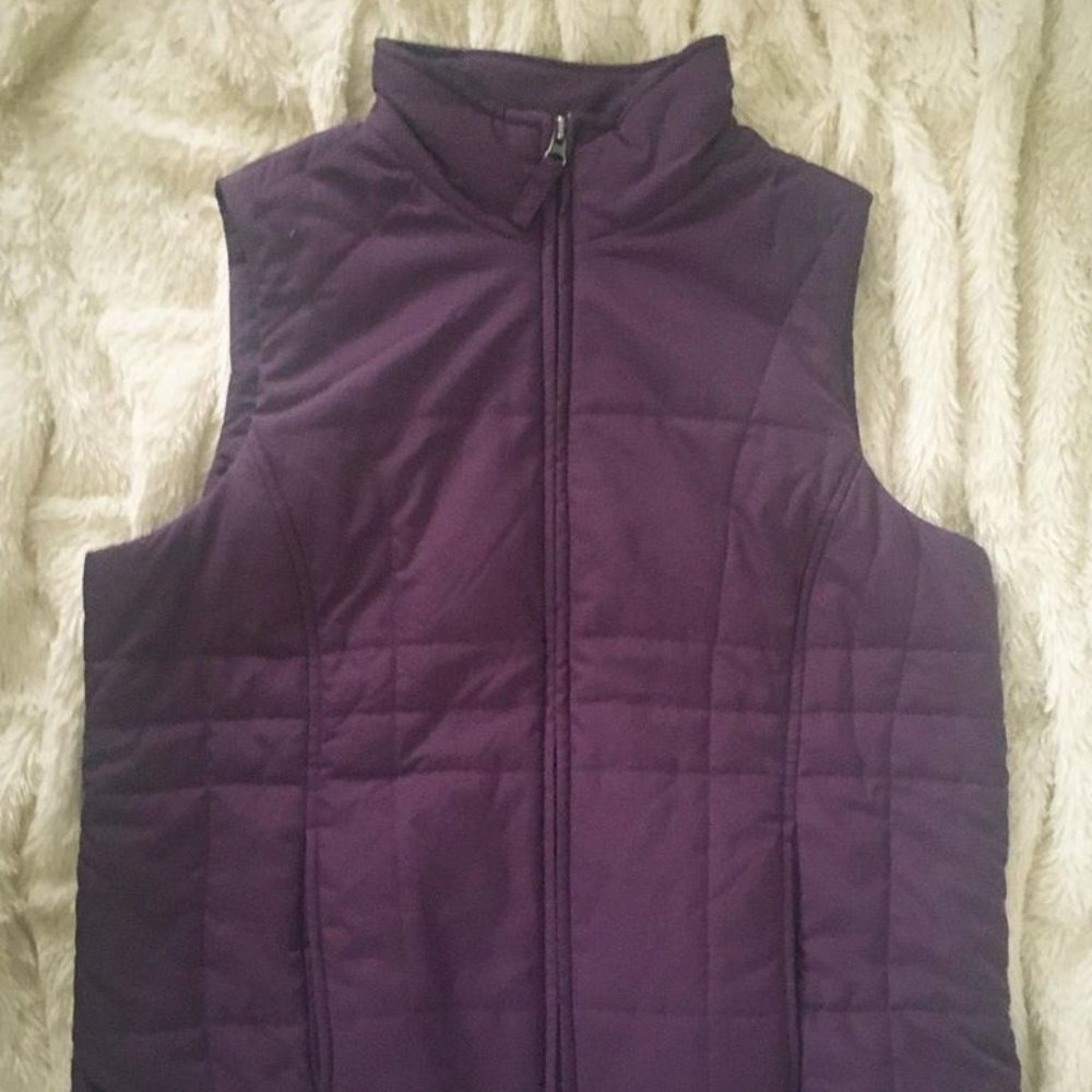Athletic Works Purple Puffer Vest, Gem